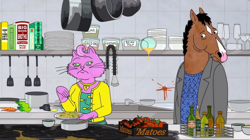 Illustration for article titled BoJack Horseman burns down a kitchen and its oldest relationship